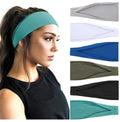 Huachi Workout Headband for Women Athletic Non Slip for Short Long Hair Yoga Running Sports Hair Bands Bandeau Headbands Sweat Hair Accessories 6 Pack Sporting Goods > Outdoor Recreation > Winter Sports & Activities Huachi Color Set 12  
