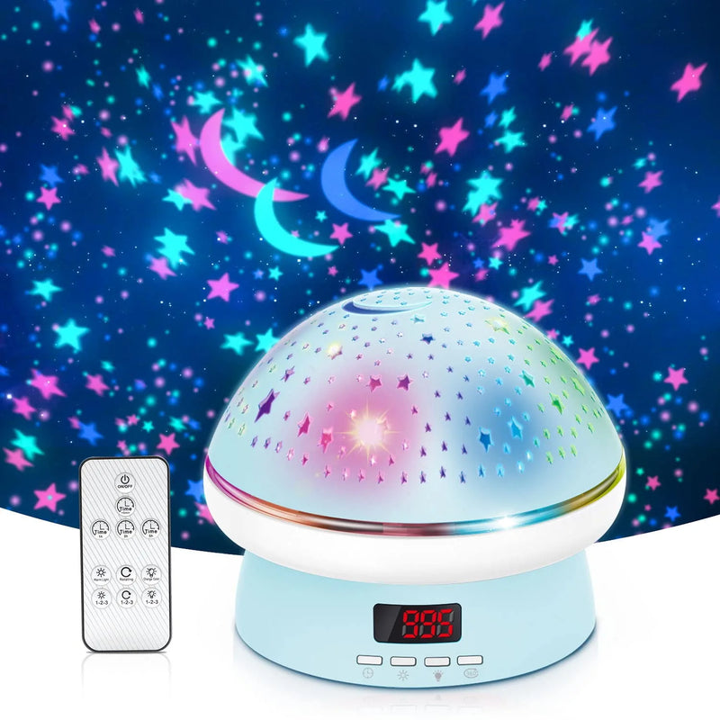Star Night Light Projector for Kids Bedroom with Timer & Remote Control, Nightlights Lamp with 8 Colors Options 3 Levels of Brightness, Sleep Helper Gift Toys for 2-10 Year Old Girls Boys (Pink) Home & Garden > Lighting > Night Lights & Ambient Lighting Holidi Blue  