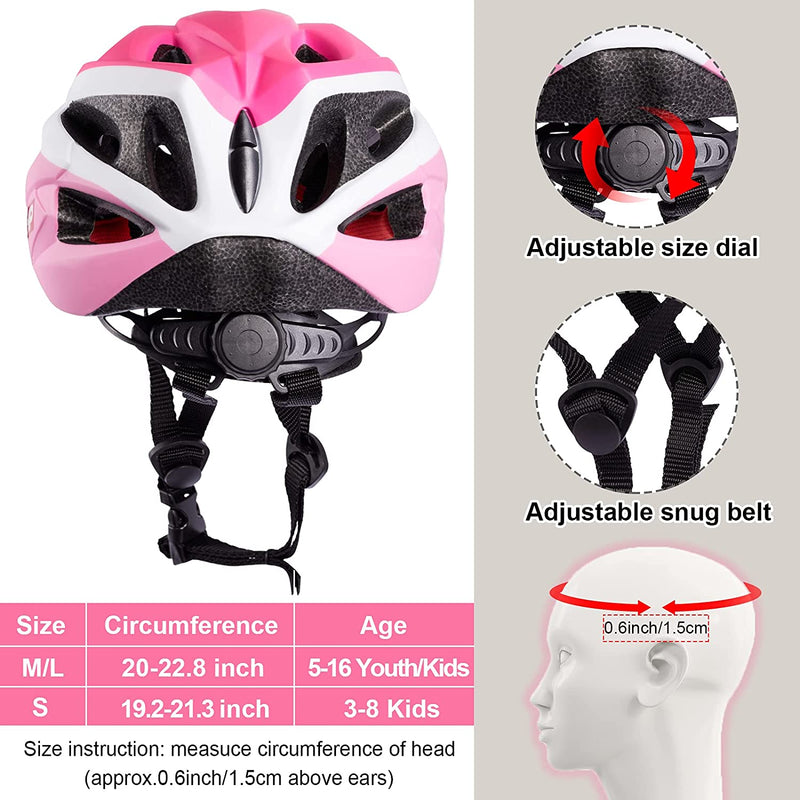 SKT HP Toddler Bike Helmet, Adjustable Helmet for Kids and Youth with Detachable Magnetic Goggles, Bicycle Cycling Skate Scooter Skateboard Helmet for Boys and Girls Sporting Goods > Outdoor Recreation > Cycling > Cycling Apparel & Accessories > Bicycle Helmets SKT HP   