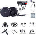 BAFANG BBS02B 48V 750W Mid Drive Electric Bike Motor Ebike Conversion Kit Mid-Mounted Engine for Mountain Bike Road Bicycle with Optional 48V 17.5Ah 18Ah and 48V 20Ah Battery Sporting Goods > Outdoor Recreation > Cycling > Bicycles BAFANG P850C color display 48T & 52V 17.5Ah Rear Battery 