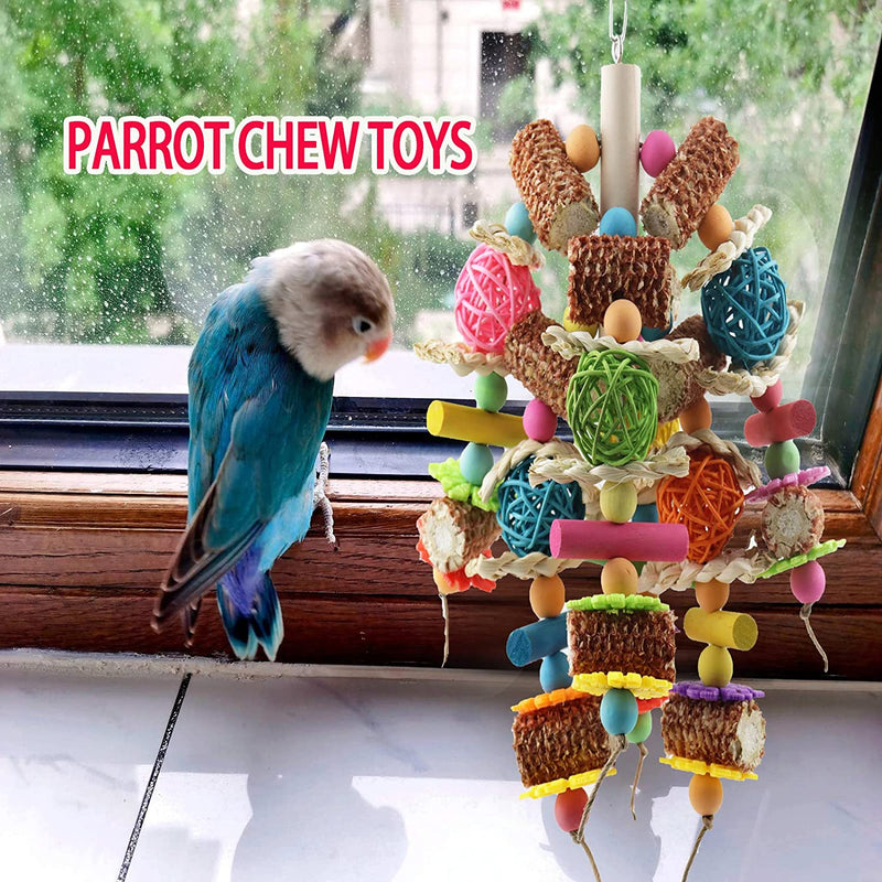 Bird Parrot Toys. Pure Natural Corn Cob Chewable. Suitable for Budgerigar, Parakeet, Cockatiel, Love Birds, Finches.African Grey Parrots and Various Parrots Animals & Pet Supplies > Pet Supplies > Bird Supplies > Bird Toys kencunay   
