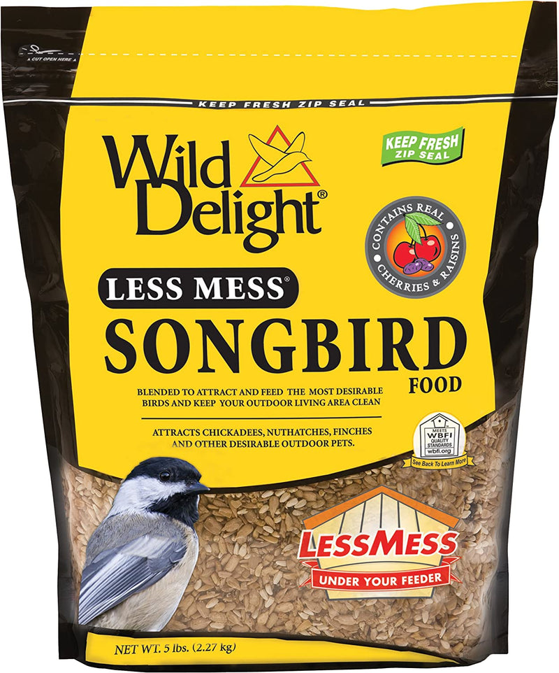 Wild Delight Songbird Food, 8 Lb Animals & Pet Supplies > Pet Supplies > Bird Supplies > Bird Food Arett Sales - LG Less Mess 5 lb 