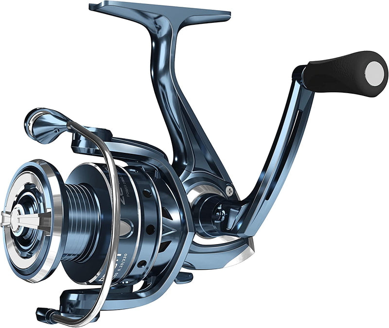 SNOVA Zetron Spinning Reel - 9+1 BB Smooth Powerful Fishing Reel, Light Weight, Perfect for Bass Fishing Catfish Fishing, Over-Size Comfortable Drag Knob, 100 Days Guarantee, Size 3000-6000 Sporting Goods > Outdoor Recreation > Fishing > Fishing Reels SNOVA   