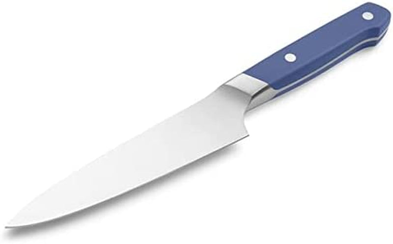 Misen 5.5 Inch Utility Knife - Medium Kitchen Knife for Chopping and Slicing - High Carbon Steel Sharp Cooking Knife, Blue Home & Garden > Kitchen & Dining > Kitchen Tools & Utensils > Kitchen Knives Misen   