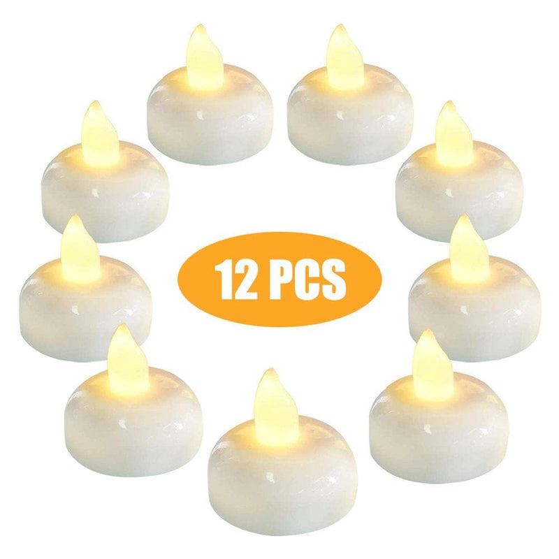 6PCS Flameless Taper Candles with Remote & Timer Flickering Realistic LED Battery Window Candles Warm White Home & Garden > Decor > Seasonal & Holiday Decorations NEWEEN 12PCS Floating Tea Lights 