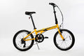 Zizzo Campo 20 Inch Folding Bike with 7-Speed, Adjustable Stem, Light Weight Aluminum Frame Sporting Goods > Outdoor Recreation > Cycling > Bicycles ZIZZO Yellow  