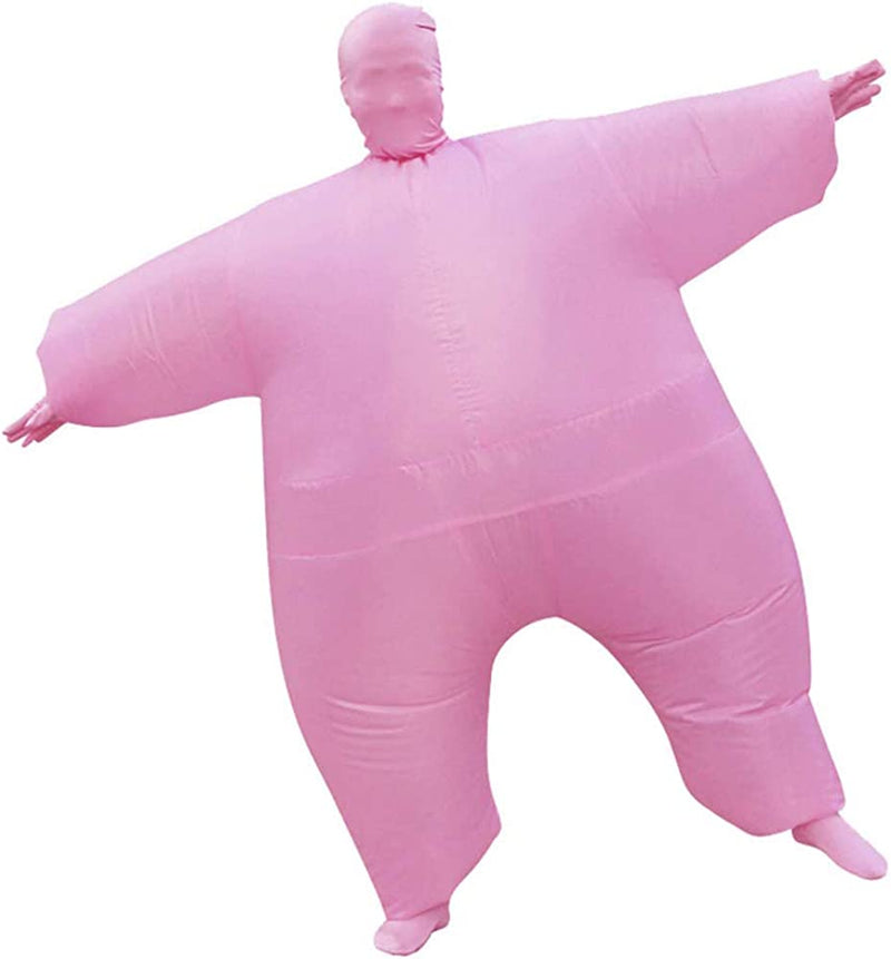 RHYTHMARTS Inflatable Costume Full Body Suit Halloween Christmas Costumes Fancy Dress Adult  RHYTHMARTS Pink  