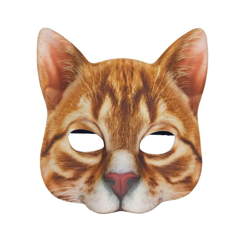Halloween Novelty Mask Costume Party Cat Animal Mask Head Mask Apparel & Accessories > Costumes & Accessories > Masks EFINNY C  