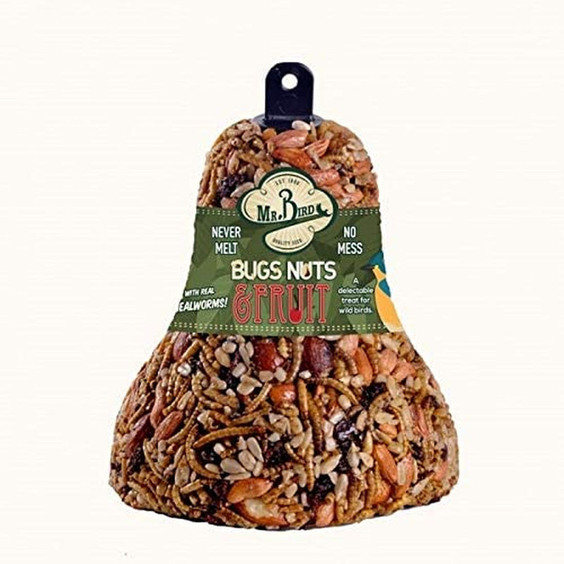 Mr. Bird 6-Pack Bugs, Nuts, & Fruit Wild Bird Seed Bell 12.5 Oz. Animals & Pet Supplies > Pet Supplies > Bird Supplies > Bird Food Mr. Bird   