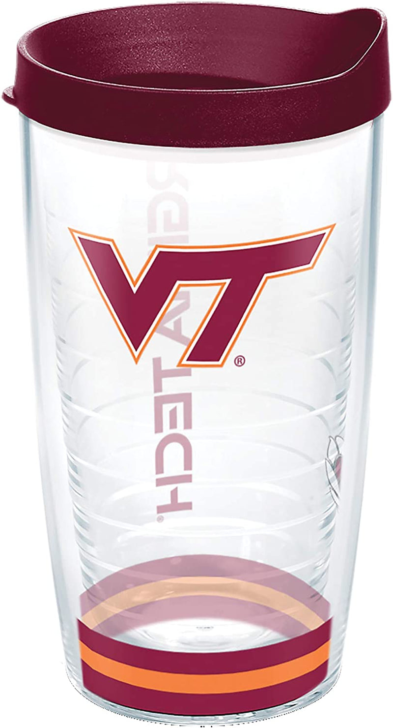 Tervis Virginia Tech University Hokies Made in USA Double Walled Insulated Tumbler, 1 Count (Pack of 1), Maroon Home & Garden > Kitchen & Dining > Tableware > Drinkware Tervis Arctic 16 oz 