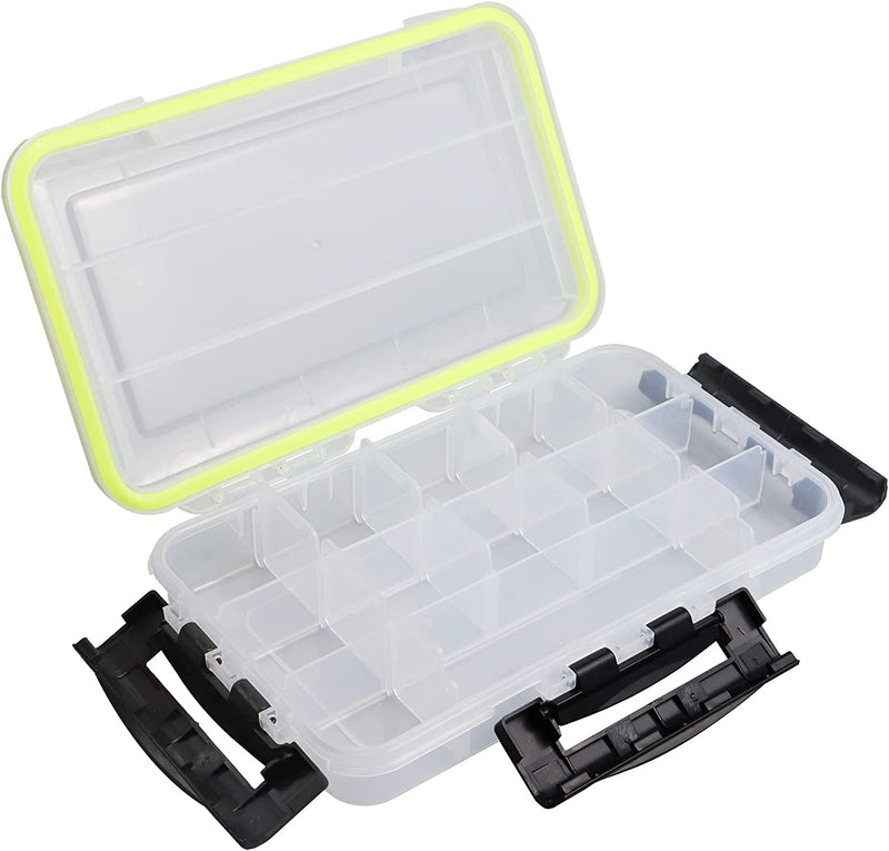 Waterproof Tackle Box Waterproof Box for Kayaking Water Proof Container Case Watertight Tackle Boxes for Fishing Lures Storage Sporting Goods > Outdoor Recreation > Fishing > Fishing Tackle Avlcoaky   