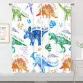 MESHELLY Baby Boy Nursery Jungle Safari Curtains 42(W) X 63(H) Inch Rod Pocket Kids Children Play Forest Lion Animal Printed Curtains for Living Room Bedroom Window Drapes Treatment Fabric 2 Panels Home & Garden > Decor > Window Treatments > Curtains & Drapes MESHELLY Colorful Dino 42(W) x 63(H) 