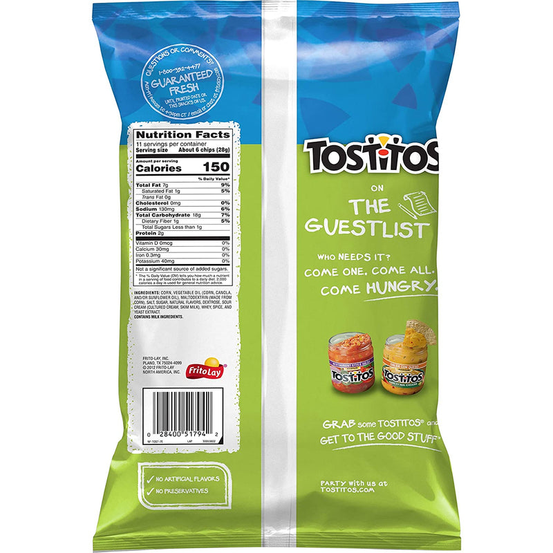 Tostitos Tortilla Chips Hint of Lime 11Oz Bag Sporting Goods > Outdoor Recreation > Fishing > Fishing Rods PepsiCo   