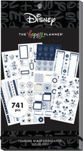Happy Planner Disney Whimsy Teacher Sticker Sheets, Teacher-Planner Stickers, Back-To-School Accessories, Sticker Pads for Planners, 30 Sheets, 914 School-Themed Stickers