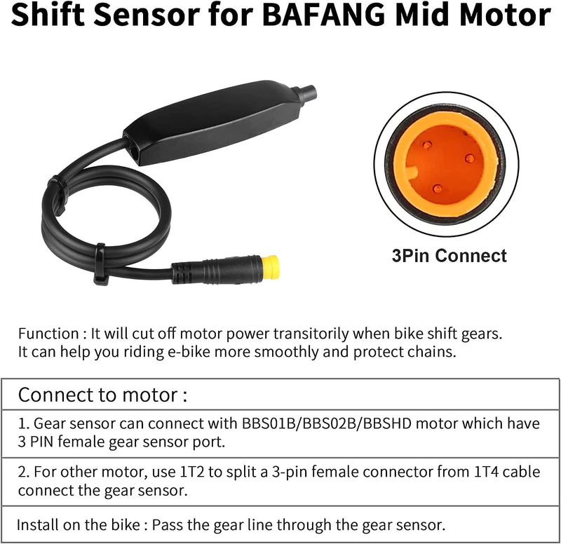 BAFANG Gear Sensor for BBS01 BBS02 BBSHD Electric Bike Sensor Shift Sensor for BBS Electric Bike Gear Sensor Sporting Goods > Outdoor Recreation > Cycling > Bicycles BAFANG   