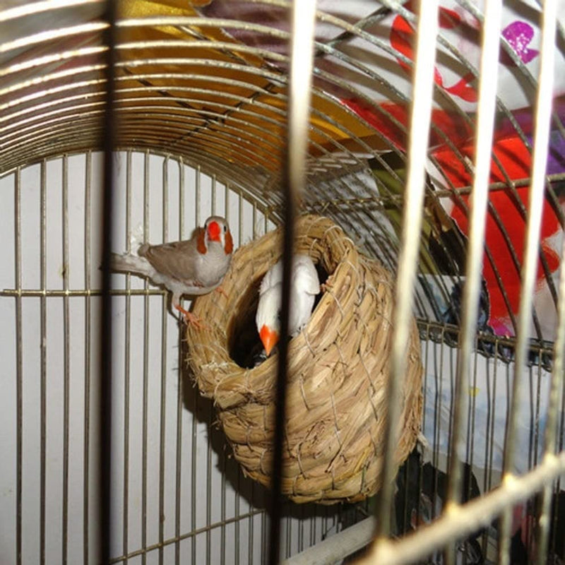 Hispeed 1PC Parrot Nest Straw Bird Nest Natural Handmade Warm Pigeon House Bedroom Courtyard Bird Cages Supplies Bird Cage Accessories Animals & Pet Supplies > Pet Supplies > Bird Supplies > Bird Cages & Stands hispeed   