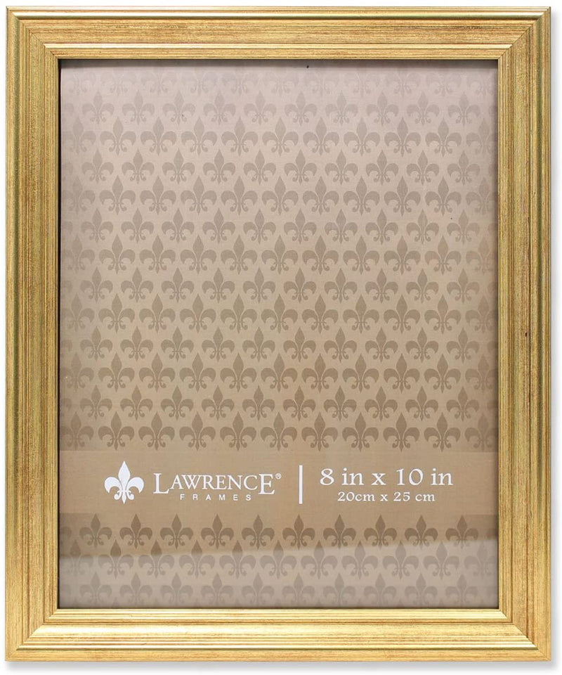 Lawrence Frames 536280 Sutter Gold 8X10 Picture Frame Home & Garden > Decor > Picture Frames Lawrence Frames Gold Picture Frame 8x10