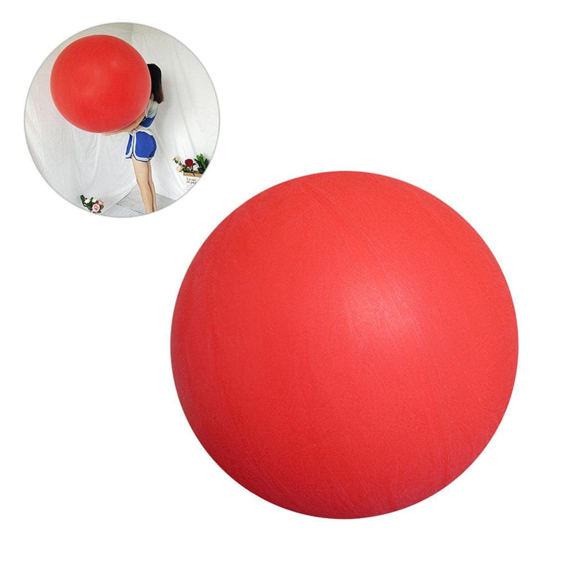 72CM Latex Giant Balloons Wedding Show Supplies Celebration Big Red Balloons for Birthday Party Festivals Christmas Event Decoration (Red) Arts & Entertainment > Party & Celebration > Party Supplies PINXOR   