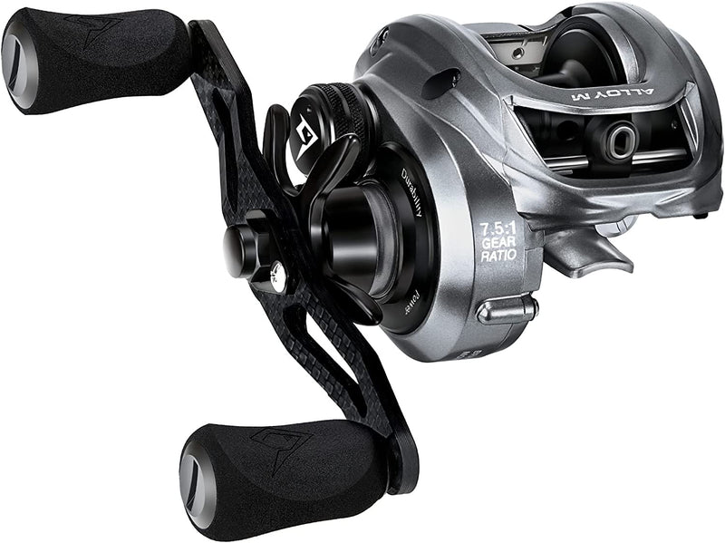 Piscifun Alloy M Baitcasting Reel, Aluminum Frame Baitcaster Fishing Reel, 22Lbs Max Drag, Available in 7.5:1/ 8.4:1 Gear Ratio, Saltwater/ Freshwater Low Profile Casting Fishing Reel Sporting Goods > Outdoor Recreation > Fishing > Fishing Reels Piscifun 7.5:1 Right Handed  