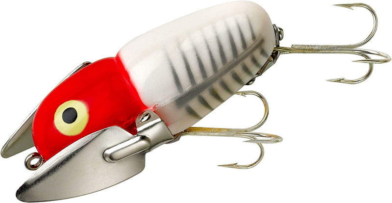 Heddon Crazy Crawler Wild-Action Topwater Fishing Lure Sporting Goods > Outdoor Recreation > Fishing > Fishing Tackle > Fishing Baits & Lures Pradco Outdoor Brands Red Shore Minnow Crazy Crawler (5/8 oz) 