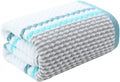 Pidada Hand Towels Set of 2 Striped Pattern 100% Cotton Soft Absorbent Towel for Bathroom 13.4 X 29.5 Inch (Brown) Home & Garden > Linens & Bedding > Towels Pidada Green Bath Towel 27.6 x 55 