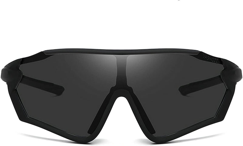 VAGHOZZ Polarized Cycling Sunglasses UV Protection for Men Women Unisex Eyewear Shades for Driving Fishing Outdoor Running Sporting Goods > Outdoor Recreation > Cycling > Cycling Apparel & Accessories VAGHOZZ   