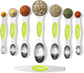 Measuring Cups and Spoons Set Piece,Stainless Steel Measuring Spoons and Cups with Magnetic for Kitchen Cooking Oil Salt Sauce Vinegar Flour Sater Measuring Tools… Home & Garden > Kitchen & Dining > Kitchen Tools & Utensils JibInfo Green  