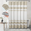 ARICHOMY【2023 Upgraded】 Shower Curtain Set Waffle Weave Curtain Fabric Shower Curtain Set 250GSM Hookless Removeable Liner, Machine Washable 71By 74Inch, White Sporting Goods > Outdoor Recreation > Fishing > Fishing Rods ARICHOMY White and Taupe 72*72 inch 