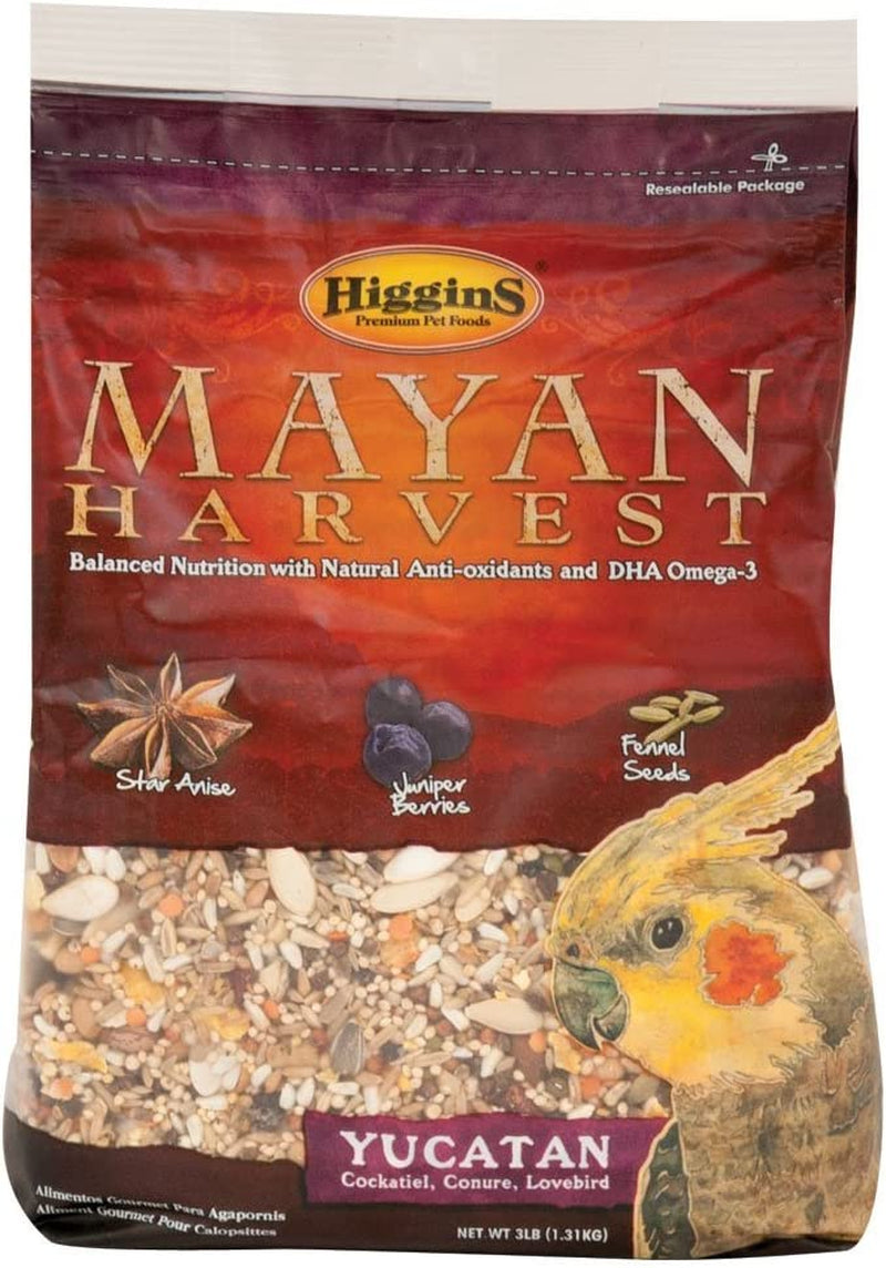 Higgins Mayan Harvest Yucatan Food Mix for Cockatiels, Lovebirds & Conures, 6 Lbs. Animals & Pet Supplies > Pet Supplies > Bird Supplies > Bird Food Higgins   