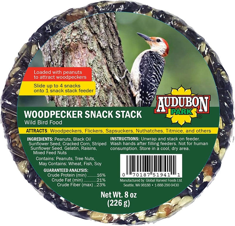 Audubon Park 13141 Woodpecker Snack Stack Bird/Wildlife Food, 1-Pack Animals & Pet Supplies > Pet Supplies > Bird Supplies > Bird Food Audubon Park   