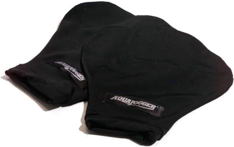 Aquajogger Webbed Pro Gloves Black Medium Sporting Goods > Outdoor Recreation > Boating & Water Sports > Swimming > Swim Gloves AquaJogger   