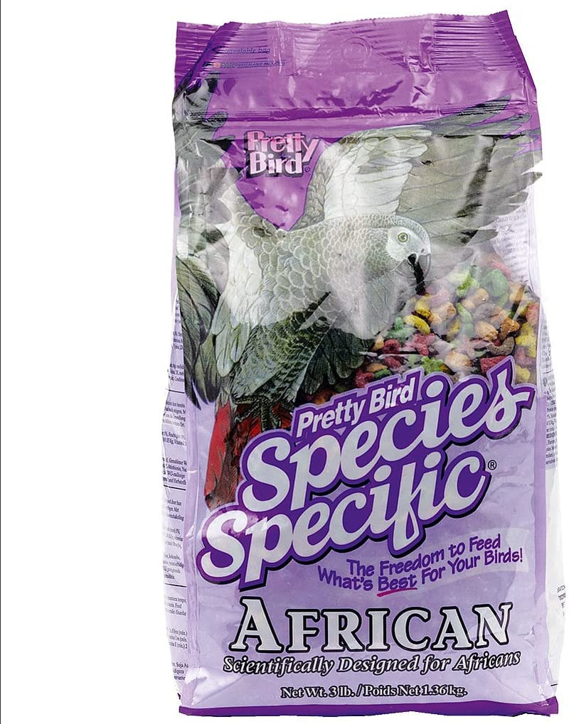 Pretty Bird International Bpb73313 Species Specific African Bird Food with Extra Calcium, 3-Pound Animals & Pet Supplies > Pet Supplies > Bird Supplies > Bird Food TopDawg Pet Supply   