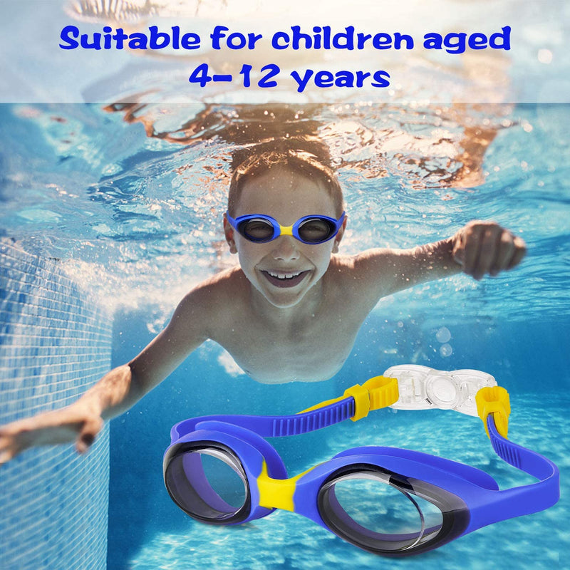 Kids Goggles, Kids Swim Goggles for Boys Girls Swimming Goggles Sporting Goods > Outdoor Recreation > Boating & Water Sports > Swimming > Swim Goggles & Masks TOPLUS   