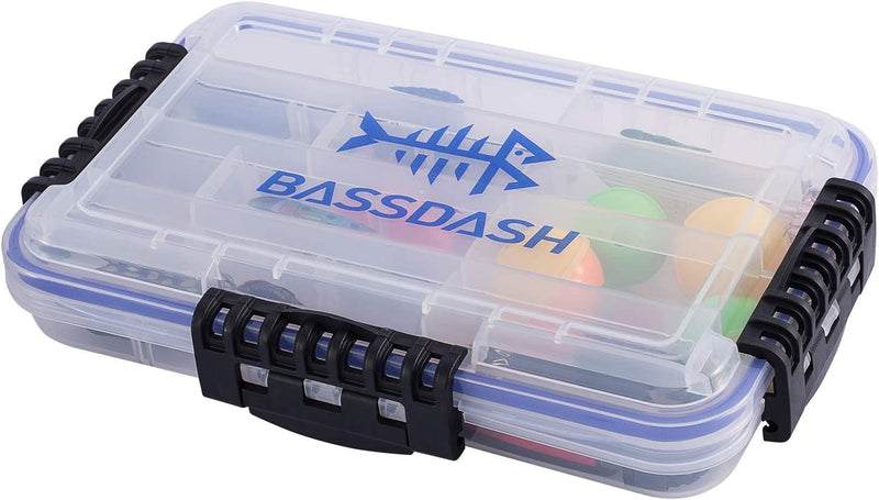 BASSDASH 3600 3670 3700 Tackle Storage Waterproof Utility Tackle Boxes Fishing Lure Tray with Adjustable Dividers Sporting Goods > Outdoor Recreation > Fishing > Fishing Tackle Bassdash   