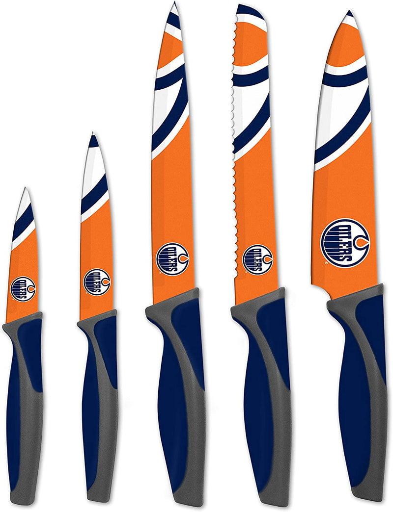 The Sports Vault NHL Unisex Kitchen Knives Home & Garden > Kitchen & Dining > Kitchen Tools & Utensils > Kitchen Knives The Sports Vault Team Color Edmonton Oilers One Size