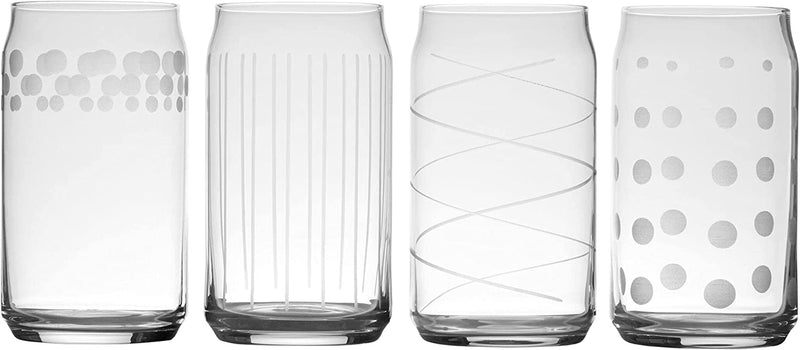 Mikasa Cheers Martini Glass, 10-Ounce, Set of 4 Home & Garden > Kitchen & Dining > Barware Mikasa Beer Soda Can Glass 4 Count (Pack of 1)