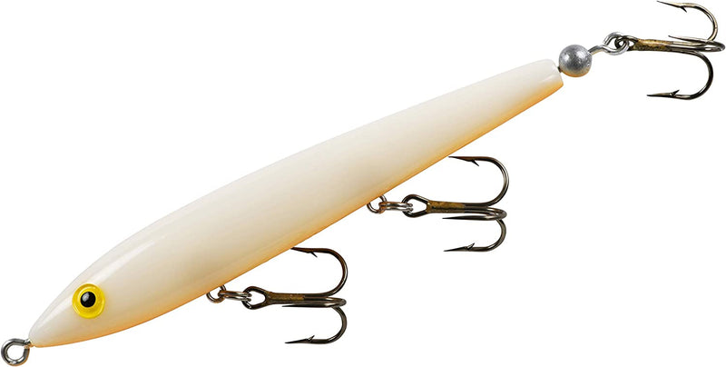 Cotton Cordell Boy Howdy Topwater Fishing Lure Sporting Goods > Outdoor Recreation > Fishing > Fishing Tackle > Fishing Baits & Lures Pradco Outdoor Brands Bone/Orange Tail Weighted Boy Howdy 
