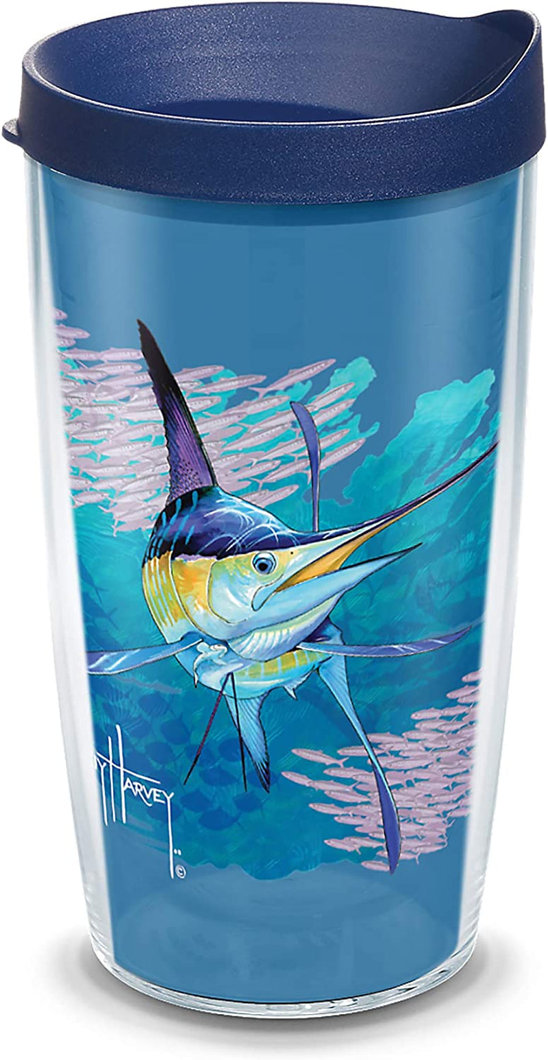 Tervis Made in USA Double Walled Guy Harvey - Offshore Haul Marlin Insulated Tumbler Cup Keeps Drinks Cold & Hot, 16Oz Mug, Classic Home & Garden > Kitchen & Dining > Tableware > Drinkware Tervis Classic 16oz 