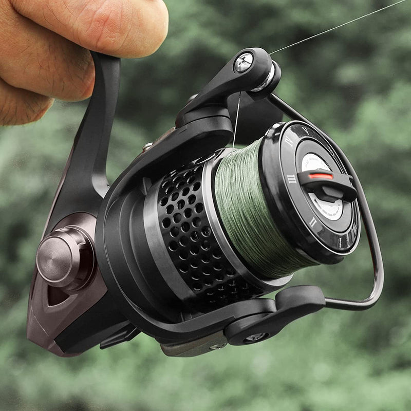 TRUSCEND Spinning Reel, Aviation Metal Materials Body, Industrial Durable-Strength, High Speed & Stability, Ultra-Light & Powerful, Smoother & Durable, Saltwater & Freshwater Sporting Goods > Outdoor Recreation > Fishing > Fishing Reels TRUSCEND   