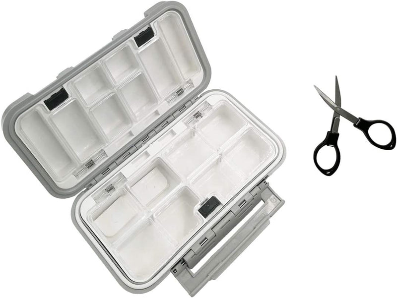 Milepetus Waterproof Fishing Lure Box Spoon Hooks Baits Storage Tackle Box Containers for Casting Fishing Fly Fishing,Large/Medium/Small Lure Case Available Sporting Goods > Outdoor Recreation > Fishing > Fishing Tackle Milepetus Gray-Medium  