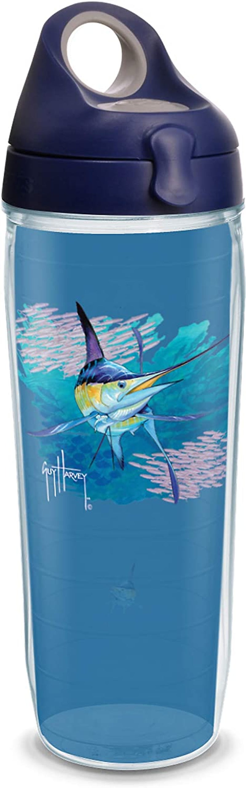 Tervis Made in USA Double Walled Guy Harvey - Offshore Haul Marlin Insulated Tumbler Cup Keeps Drinks Cold & Hot, 16Oz Mug, Classic Home & Garden > Kitchen & Dining > Tableware > Drinkware Tervis Classic 24oz Water Bottle 
