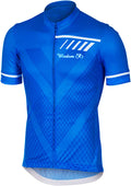 Wisdom Leaves Men'S Cycling Bike Jersey Short Sleeve with 3 Rear Pockets Biking Shirts Moisture Wicking and Breathable Sporting Goods > Outdoor Recreation > Cycling > Cycling Apparel & Accessories Wisdom Leaves Blue Small 