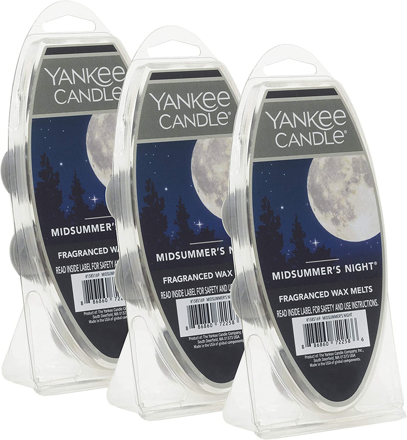 Yankee Candle Home Sweet Home Wax Melts, 3 Packs of 6 (18 Total)  Yankee Candle Company Midsummer'S Night  