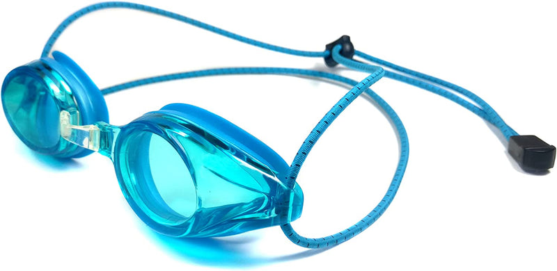 Resurge Sports anti Fog Racing Swimming Goggles with Quick Adjust Bungee Strap Sporting Goods > Outdoor Recreation > Boating & Water Sports > Swimming > Swim Goggles & Masks Resurge Sports Blue  
