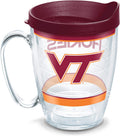 Tervis Virginia Tech University Hokies Made in USA Double Walled Insulated Tumbler, 1 Count (Pack of 1), Maroon Home & Garden > Kitchen & Dining > Tableware > Drinkware Tervis Tradition 16 oz Mug 