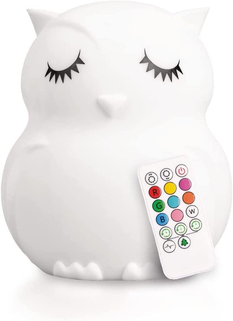 Lumipets Unicorn, Kids Night Light, Silicone Nursery Light for Baby and Toddler, Squishy Night Light for Kids Room, Animal Night Lights for Girls and Boys, Kawaii Lamp, Cute Lamps for Bedroom Home & Garden > Lighting > Night Lights & Ambient Lighting Lumipets Owl  