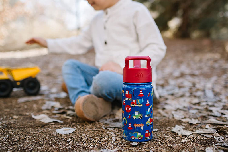 Simple Modern Marvel Spider Man Kids Water Bottle with Straw Lid | Insulated Stainless Steel Reusable Tumbler Gifts for School, Toddlers, Girls, Boys | Summit Collection | 14Oz, Spider Armor Home & Garden > Kitchen & Dining > Tableware > Drinkware Simple Modern   