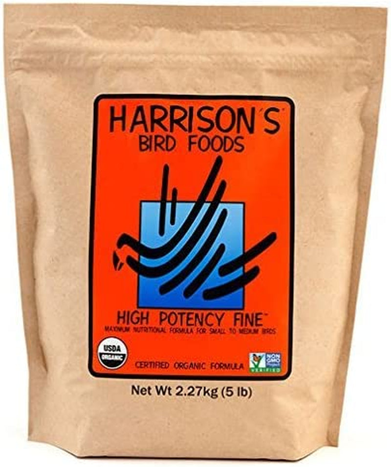 Harrisons Bird Foods High Potency Fine 5Lb … Animals & Pet Supplies > Pet Supplies > Bird Supplies > Bird Food Harrison's Bird Foods   