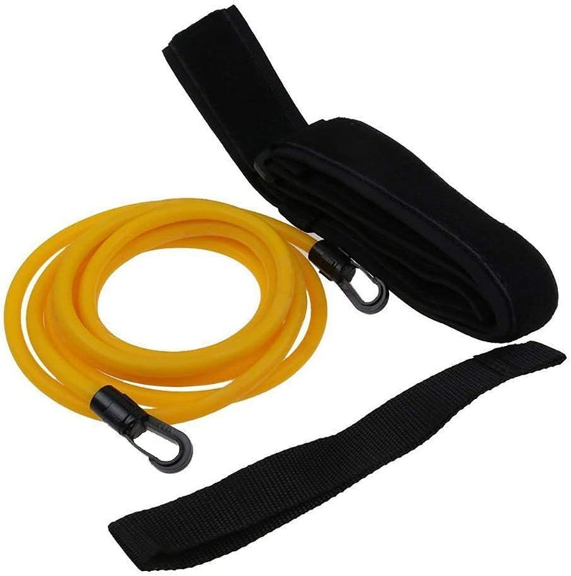 Water Sports Equipment Adjustable Swimming Elastic Belt Elastic Swimming Belt Swimming Training Accessories Adult Children Swimming Training Safety Resistance Belt Exercise Rope Safety Rope Swimming Pool Tools Sporting Goods > Outdoor Recreation > Boating & Water Sports > Swimming Move on Yellow 3m 