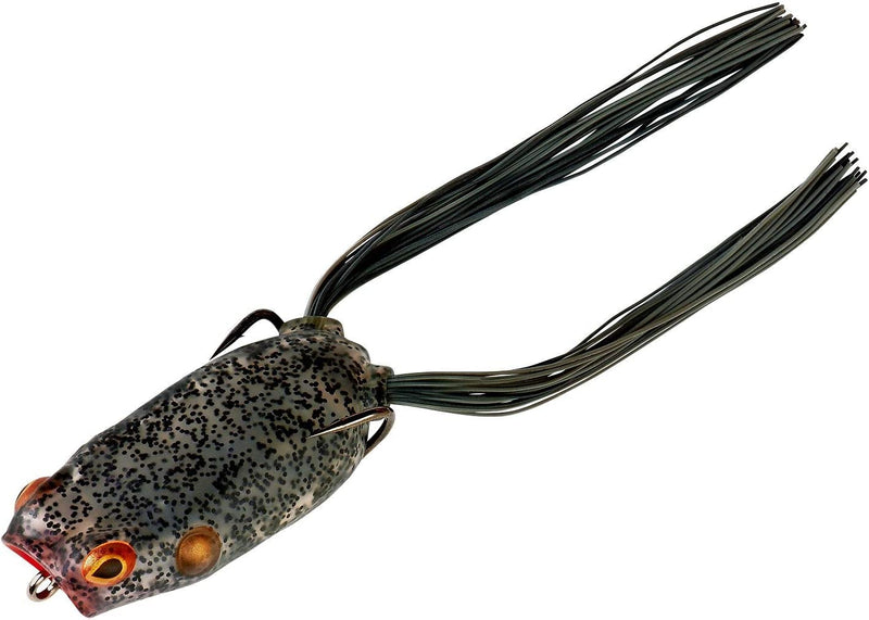 BOOYAH Poppin' Pad Crasher Topwater Bass Fishing Hollow Body Frog Lure with Weedless Hooks Sporting Goods > Outdoor Recreation > Fishing > Fishing Tackle > Fishing Baits & Lures Pradco Outdoor Brands Ole Smokey  
